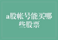 A股账户：投资组合构建与策略分析