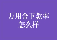 万能金的下款率真的那么神奇吗？