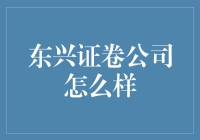 东兴证券公司：多元化业务与稳健发展的综合金融服务平台