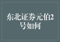 东北证券元伯2号：一位投资界特种兵的传奇故事