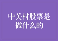 中关村股票究竟是啥？揭秘其神秘面纱！