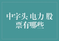 电力股票中的中流砥柱：那些中字头的电力股