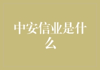 中安信业：引领小微企业金融服务新未来的创新企业