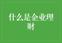 什么是企业理财？我们来聊聊公司如何管钱！