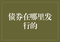 债券在哪里发行的？！是的，你没有听错，是发行的！