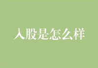 入股：从金融视角看企业所有权的另一种实现