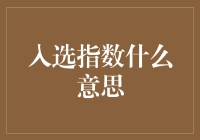 为什么我总是在玩猜谜游戏？——入选指数背后的神秘面纱