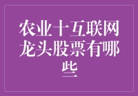 农业与互联网龙头股票展望：未来农业的支柱