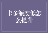 卡多额度低？提升攻略大揭秘：从卡多到卡多侠的华丽变身