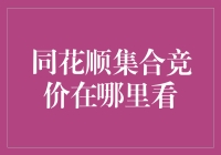 同花顺集合竞价在哪里看：全面解析与技巧分享