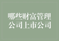 财富管理公司上市了？还是炒股的去找吧