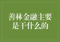 善林金融：一个让你的钱包在善与林中失去平衡的地方