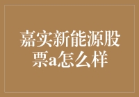 嘉实新能源股票A基金：清洁能源投资新趋势