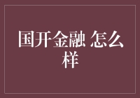 国开金融：引领中国金融创新的先锋力量