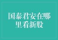 探秘新股市场：国泰君安如何助力投资者看新股