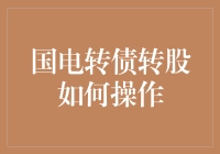 咱今天不聊诗和远方，聊聊国电转债转股的那些事儿