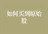 如何在复杂市场环境中掌握投资技巧：购买原始股的策略与风险评估