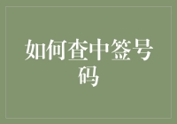 通过多种途径查询中签号码：技巧与策略