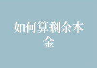 如何灵活运用多种算法计算剩余本金：从基础公式到复杂模型