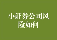 中国小证券公司风险管理策略探析