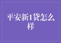 平安新1贷：一款高效便捷的个人贷款产品综述