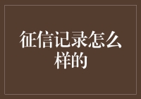 征信记录：人生金融信誉的晴雨表