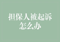 担保人被起诉怎么办？来，让我教你如何华丽丽地躺平！