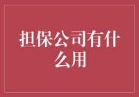 担保公司：为企业融资插上翅膀