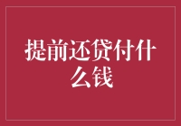 提前还贷的财务考量：支付的不仅仅是本金和利息