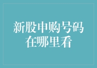 神秘的申购号码：新股申购号码在哪里看？——新手股民的寻码之旅