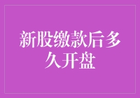 新股缴款后多久开盘？专家揭示真相，让你不再焦虑！