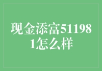 拯救世界，还是仅仅是拯救你的钱包？——现金添富511981的奇幻之旅