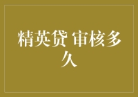 精英贷审核速度揭秘！快来看看你的申请需要等多久？