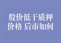 股价低于质押价格：企业自救与市场策略分析