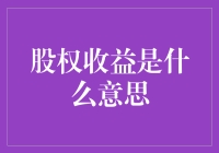 股权收益：解锁公司价值的密钥