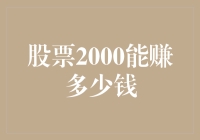 神秘的2000股票：能赚多少钱？揭秘！