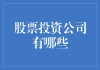 股票投资公司：策略、特长与选择指南