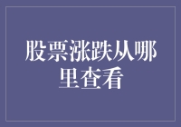 你的股票是飞向天堂还是坠入地狱？——如何查看股票涨跌