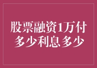 股票融资1万付多少利息多少：解读股票融资成本与利率