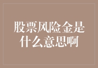 股票风险金是什么意思啊？我这是要保护钱包不被小偷偷了吗？