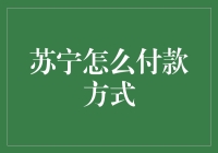 苏宁支付方式的多元化选择：为消费者打造方便快捷的购物体验