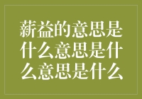 薪益：理解其丰富内涵与职场价值