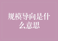 规模导向：从个人到组织的全面解析