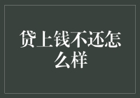 我们都是小马过河：贷款不还的后果比河还深