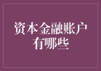 资本金融账户：金融市场的大动脉