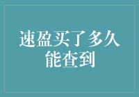 速盈平台投资记录查询时效性分析——深度解析速盈购买后多久能查到记录