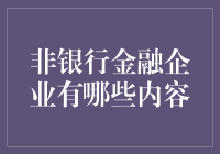 非银行金融企业的神奇世界：你不知道的秘密基地