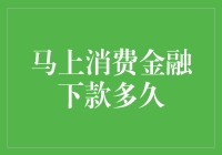 马上消费金融下款多久？解锁金融界的速度与激情